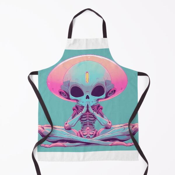 Item preview, Cosmic Chill: Embrace the Funky Vibe of Pop Art Dead Aliens in Meditation designed and sold by Klyngzo1916.