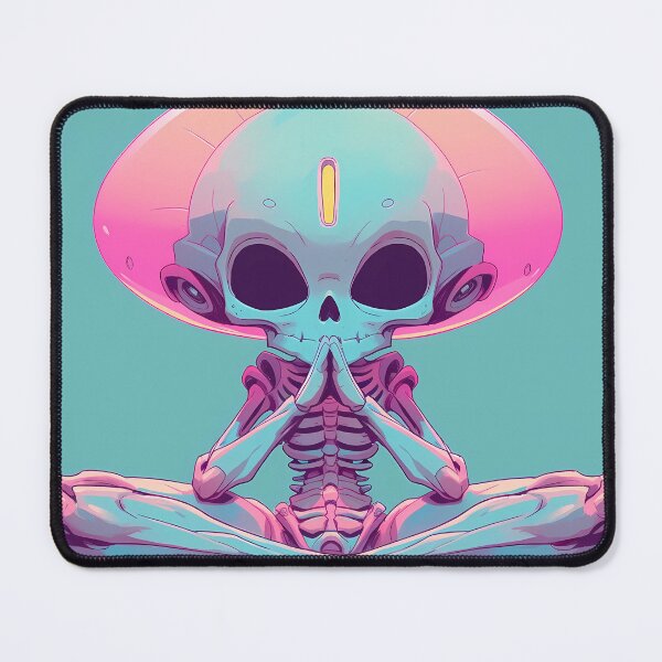 Item preview, Cosmic Chill: Embrace the Funky Vibe of Pop Art Dead Aliens in Meditation designed and sold by Klyngzo1916.