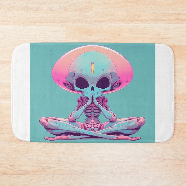 Item preview, Cosmic Chill: Embrace the Funky Vibe of Pop Art Dead Aliens in Meditation designed and sold by Klyngzo1916.