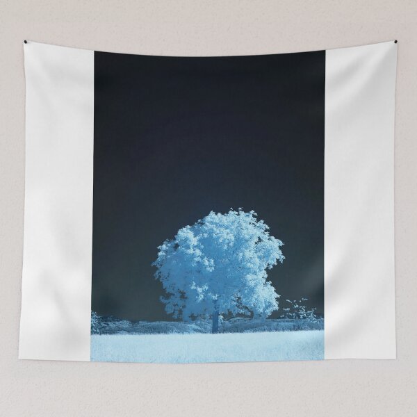 Item preview, Blue Winter Wonderland: Big Tree with Blue Snow designed and sold by Rebekkahsdesign.