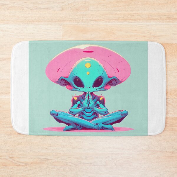 Item preview, Galactic Zen: Pop Art Aliens Find Peace Beyond the Stars designed and sold by Klyngzo1916.
