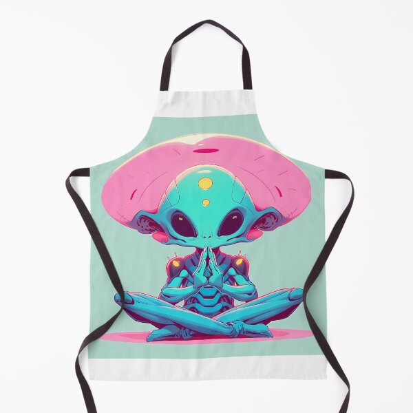 Item preview, Galactic Zen: Pop Art Aliens Find Peace Beyond the Stars designed and sold by Klyngzo1916.