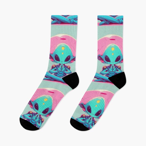 Item preview, Galactic Zen: Pop Art Aliens Find Peace Beyond the Stars designed and sold by Klyngzo1916.