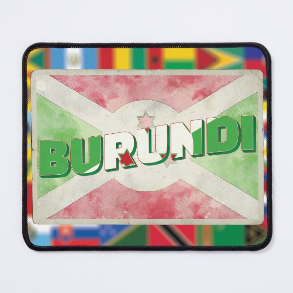 Item preview, Burundi Vintage style retro souvenir designed and sold by DeveloperProp0.