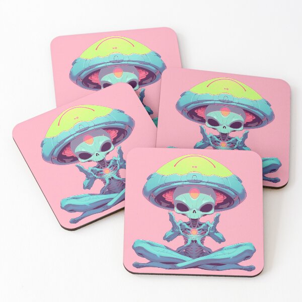 Item preview, Extraterrestrial Artistry: Pop Art Aliens in Meditative Masterpieces designed and sold by Klyngzo1916.