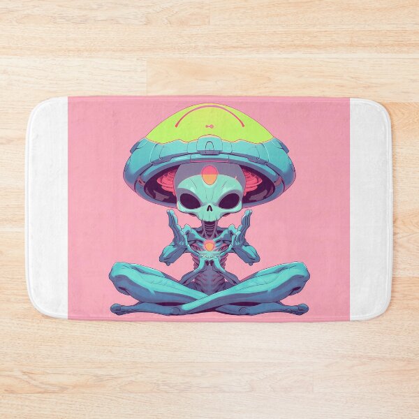 Item preview, Extraterrestrial Artistry: Pop Art Aliens in Meditative Masterpieces designed and sold by Klyngzo1916.