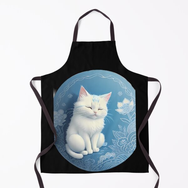 Item preview, Tranquil Cyanotype Feline designed and sold by Mechanical-Artt.