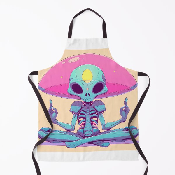 Item preview, Psychedelic Serenity: Pop Art Aliens Unleash Their Inner Zen designed and sold by Klyngzo1916.