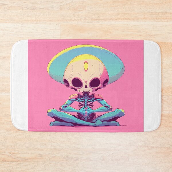 Item preview, Vibrant Tranquility: Pop Art Aliens Embrace Inner Stillness designed and sold by Klyngzo1916.