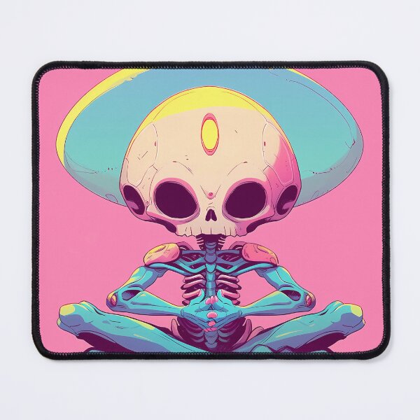 Item preview, Vibrant Tranquility: Pop Art Aliens Embrace Inner Stillness designed and sold by Klyngzo1916.