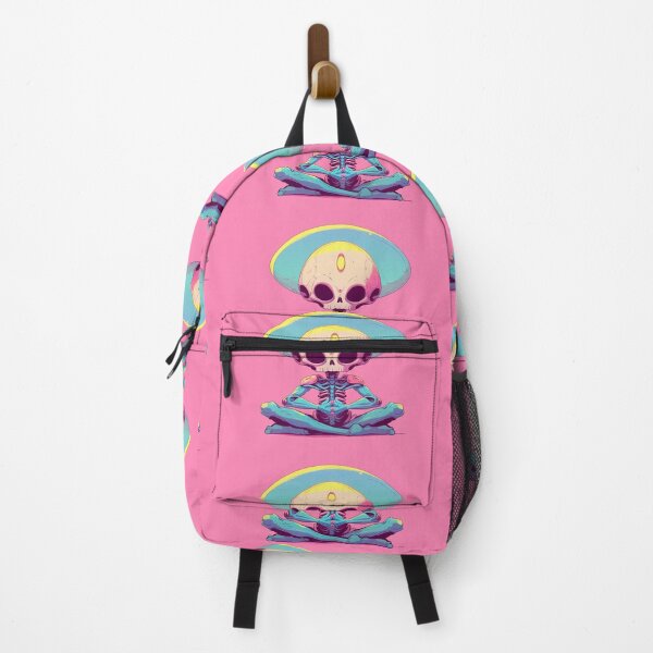 Item preview, Vibrant Tranquility: Pop Art Aliens Embrace Inner Stillness designed and sold by Klyngzo1916.
