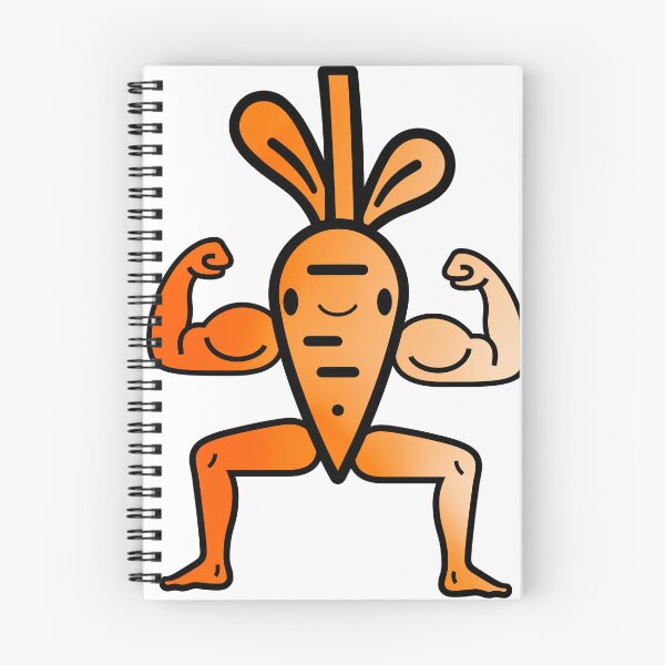 Item preview, Funny Bodybuilder Happy Carrot designed and sold by ThiagoSDantas.