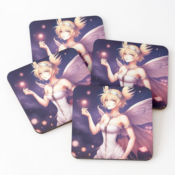 Item preview, Blonde fairy playing with glowing orbs. designed and sold by Kenosuke78.