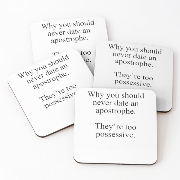 Item preview, Grammar puns, word humor designed and sold by Deborah Smith.