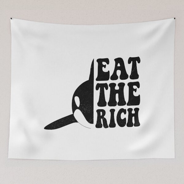 Item preview, Eat The Rich Orca Killer Whales Attacks Marine Life  designed and sold by desimino.