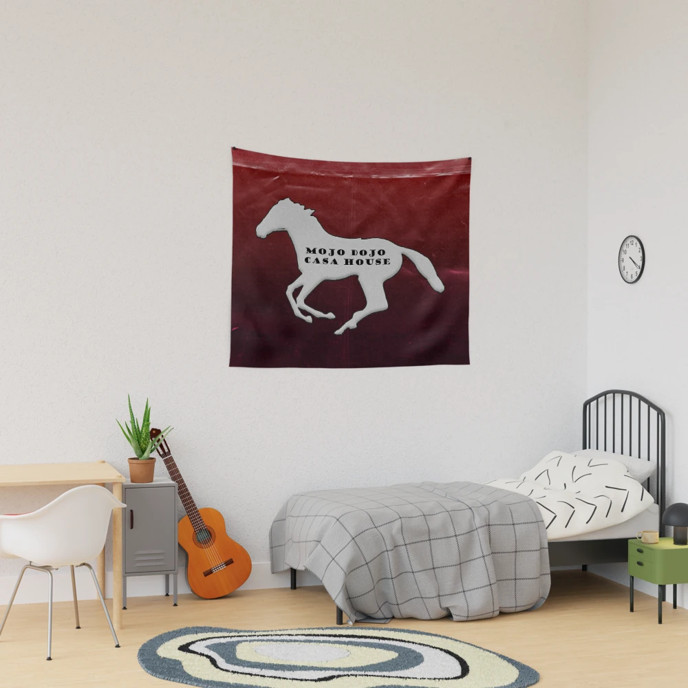 Mojo Dojo Casa House Horse Tapestry for Sale by RoserinArt