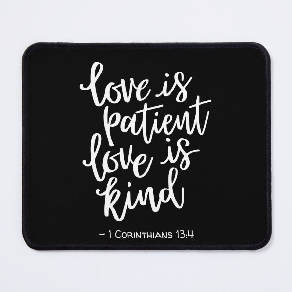 Item preview, Quote 1 Corinthians 13:4 designed and sold by amazingjoy.