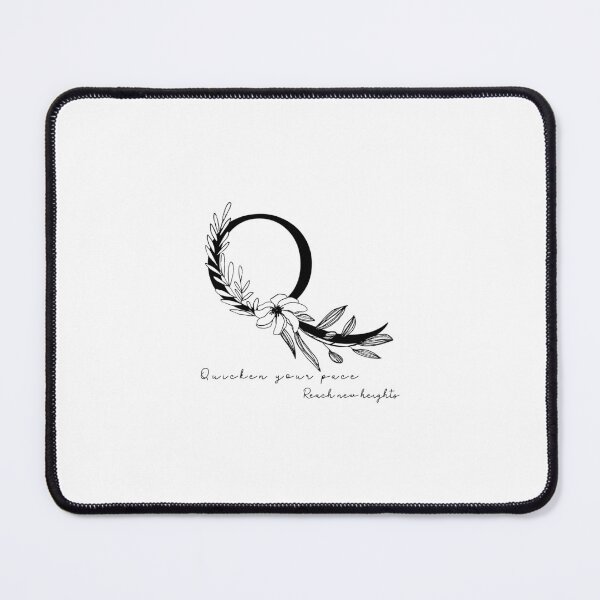 Item preview, letter Q-Quicken your pace, reach new heights. designed and sold by WERICO-T.