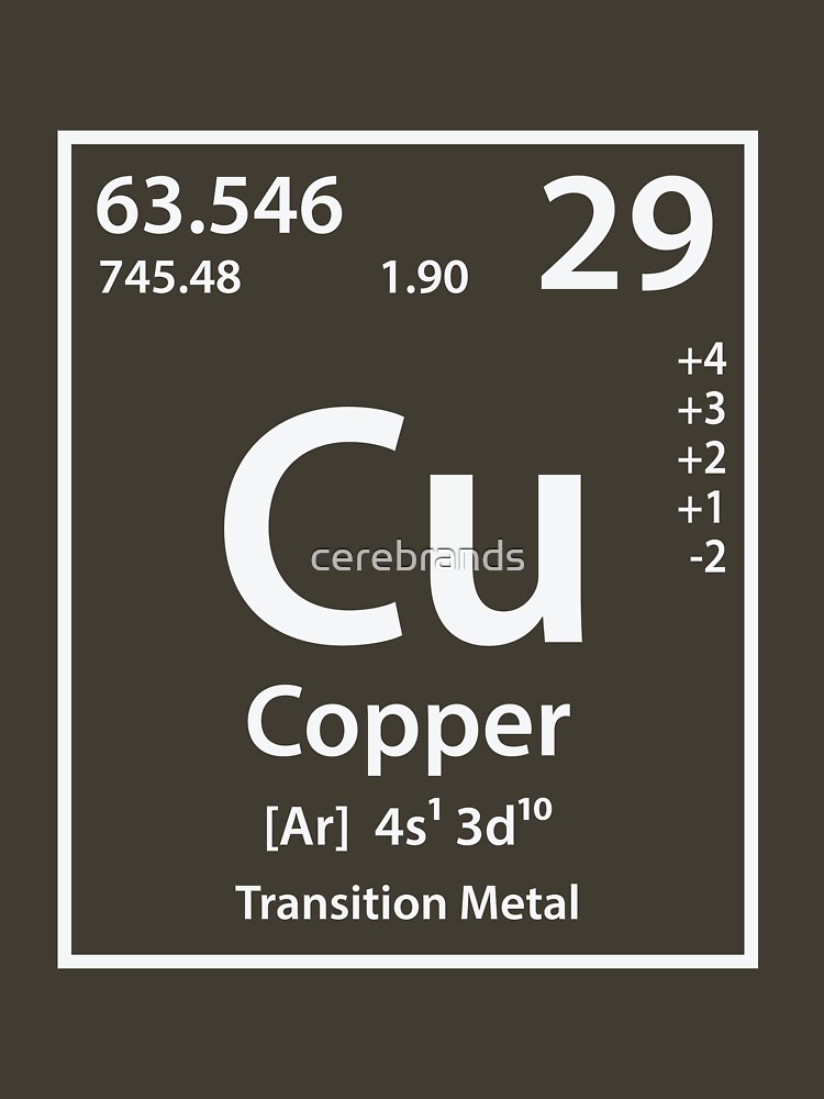 Copper Element Essential T-Shirt for Sale by cerebrands