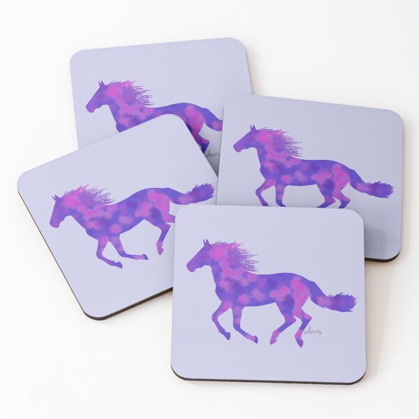 Item preview, Horse Watercolor Pink Purple 71523 designed and sold by mandalafractal.