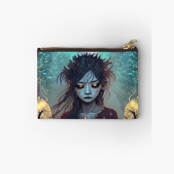Item preview, Cursed into a demon, sad forest demoness, halloween designed and sold by Sunmoonlove.