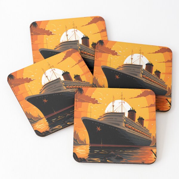 Item preview, Sunset vintage cruise design designed and sold by WickyWildLife.