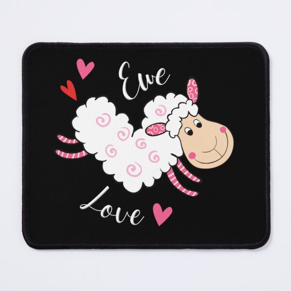 Item preview, Funny Female Sheep "Ewe Love" designed and sold by Paula Helit.
