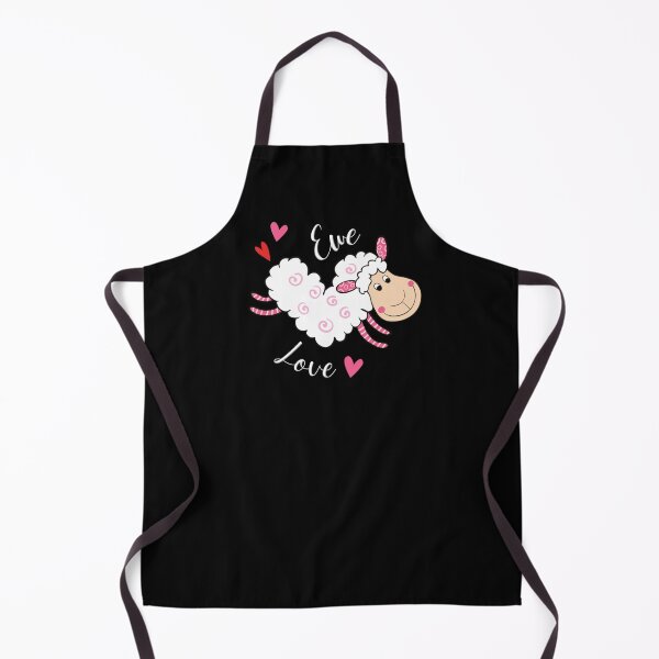 Item preview, Funny Female Sheep "Ewe Love" designed and sold by Paula Helit.