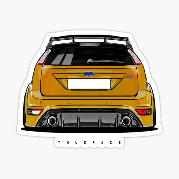 Ford Focus mk3 RS ST FORD PERFORMANCE RS v ST Sticker for Sale by igttc