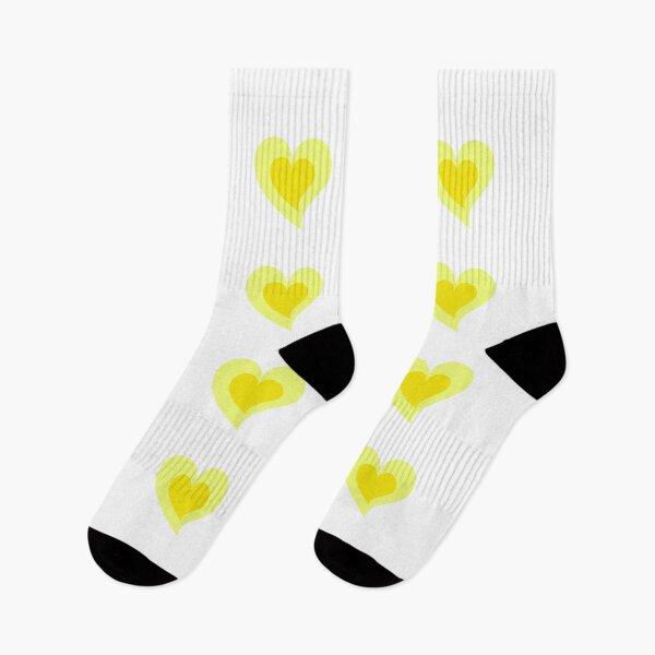 Item preview, yellow cute hearts designed and sold by KacperStore.