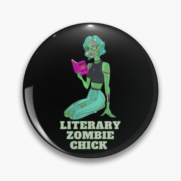 Item preview, Literary Zombie Chick designed and sold by NordicBerry.