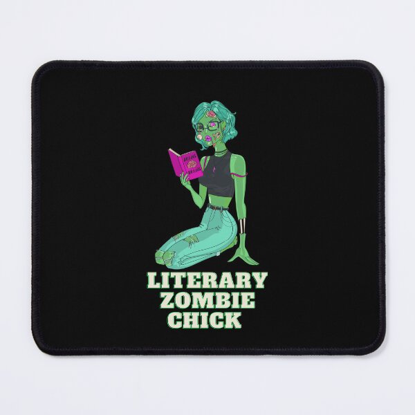 Item preview, Literary Zombie Chick designed and sold by NordicBerry.