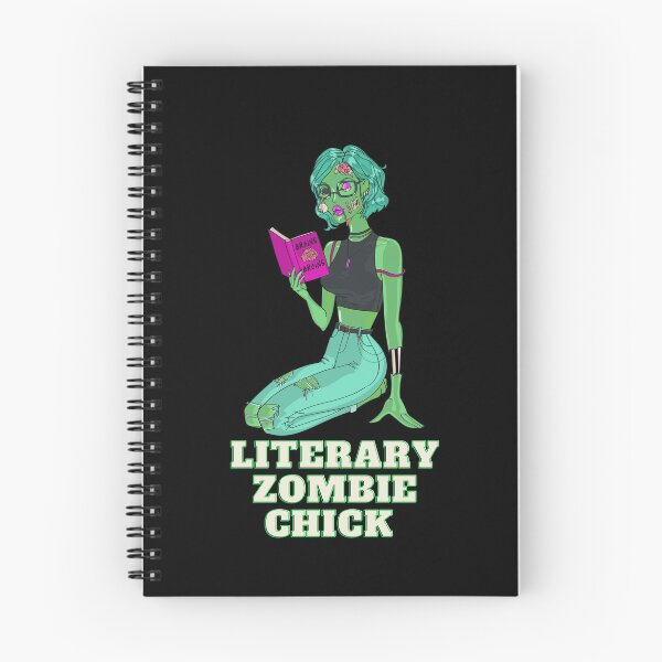 Item preview, Literary Zombie Chick designed and sold by NordicBerry.