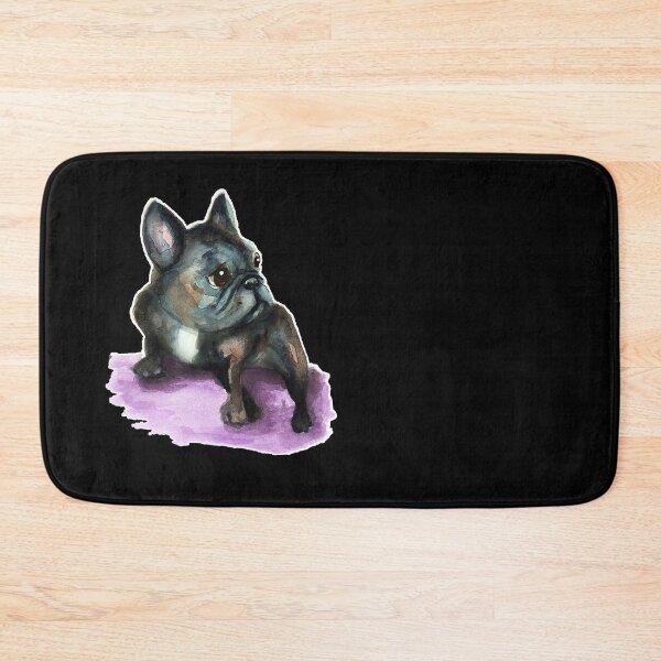 Item preview, French Bulldog watercolour painting designed and sold by Funsize-Art.