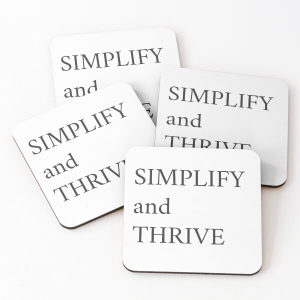 Item preview, Simplify and Thrive designed and sold by Beverly Kempf.