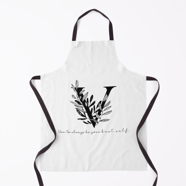 Item preview, letter V-Vow to always be your best self. designed and sold by WERICO-T.