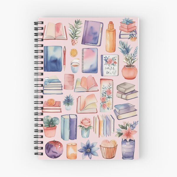 Item preview, Watercolor Bookish Pack designed and sold by InspirationElli.