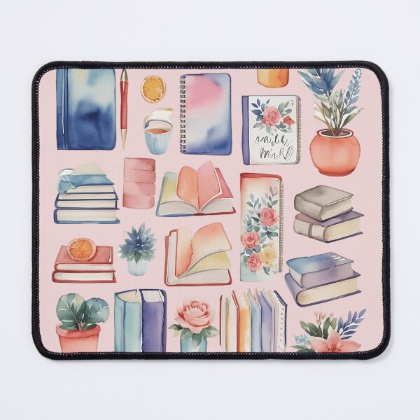 Item preview, Watercolor Bookish Pack designed and sold by InspirationElli.