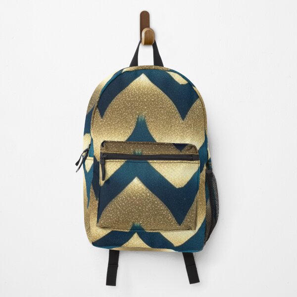 Item preview, Teal gold royal pattern designed and sold by Roxburylane.