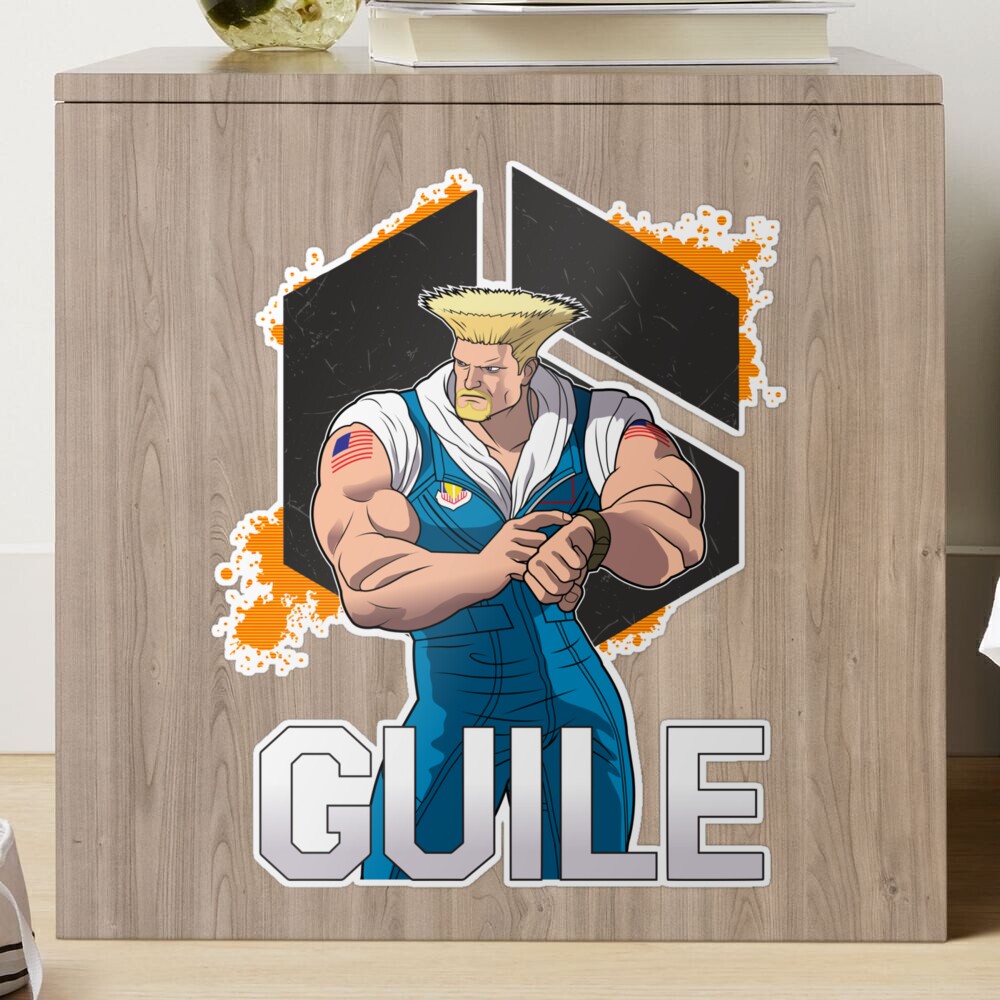 Guile Street Fighter Vinyl Sticker Decal Laptop Sticker -  Norway