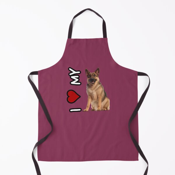 Item preview, I love my dog - German Shepherd in 3D style designed and sold by ChickNickStudio.