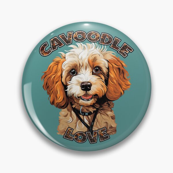 Item preview, Cute Cavoodle in light brown colors. designed and sold by Devilscrib Design.