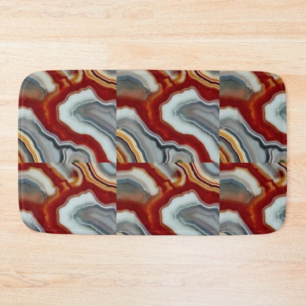 Item preview, Crosscut of red banded agate designed and sold by melridger.