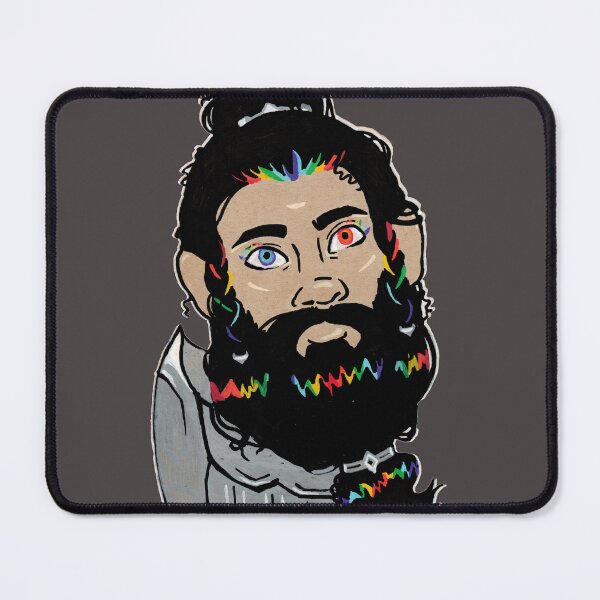 Item preview, Rainbow Dwarf Character Portrait designed and sold by MarieSunny.