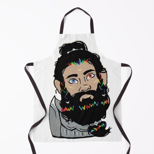 Item preview, Rainbow Dwarf Character Portrait designed and sold by MarieSunny.