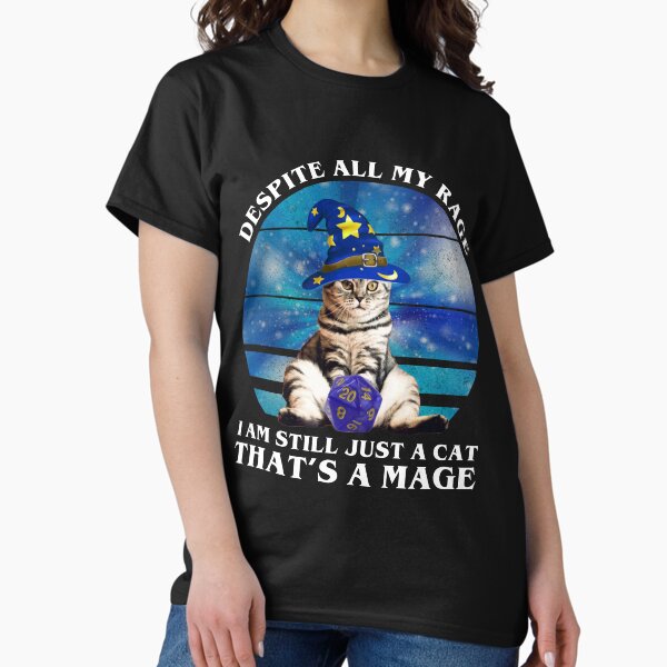 Item preview, Despite All My Rage Funny Mage Cat designed and sold by Cat Lady Designs.