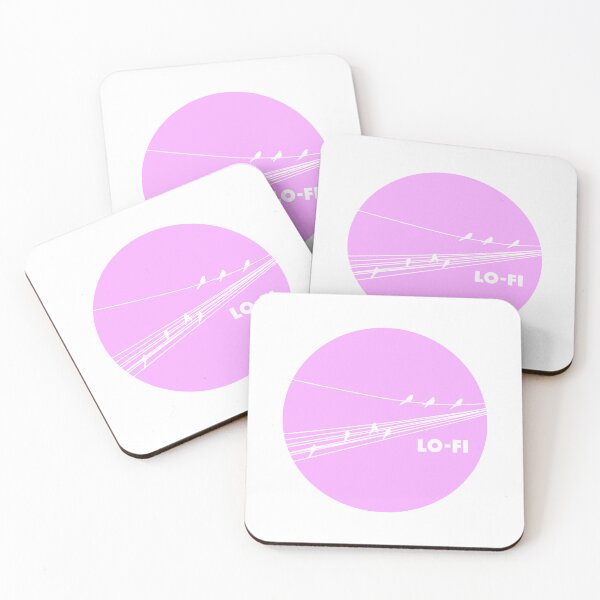 Item preview, BIRDS ON A WIRE. LO-FI. PALE PINK. designed and sold by 5hertz.