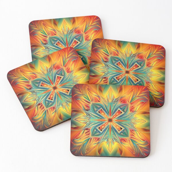 Item preview, Symmetrical Blooms: A Fusion of Colors and Patterns designed and sold by Nowosolnianka.