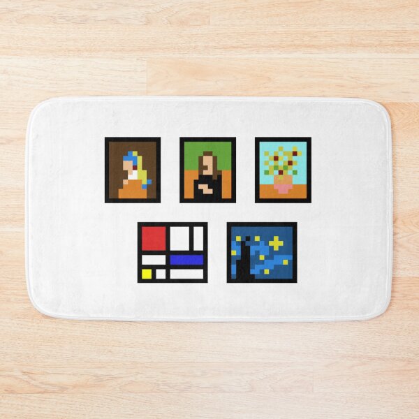 Item preview, Famous Paintings Pixel Art designed and sold by BeltsukiDesing.