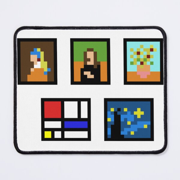 Item preview, Famous Paintings Pixel Art designed and sold by BeltsukiDesing.
